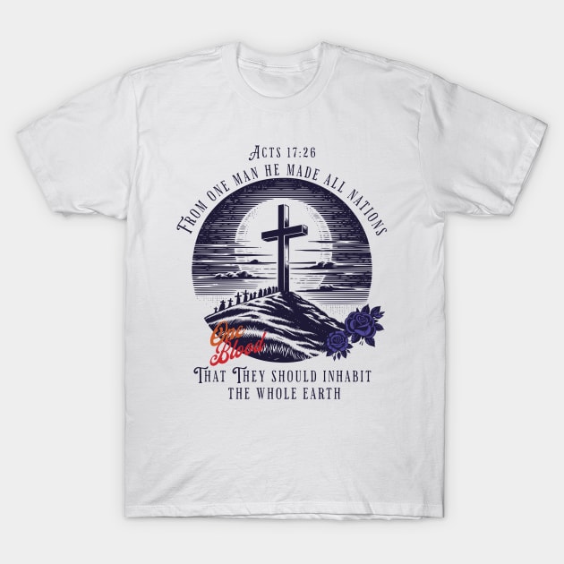 Acts 17:26 T-Shirt by Detour Designs